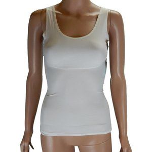 XL & 1X Women's White Tummy Control Shaping Cami